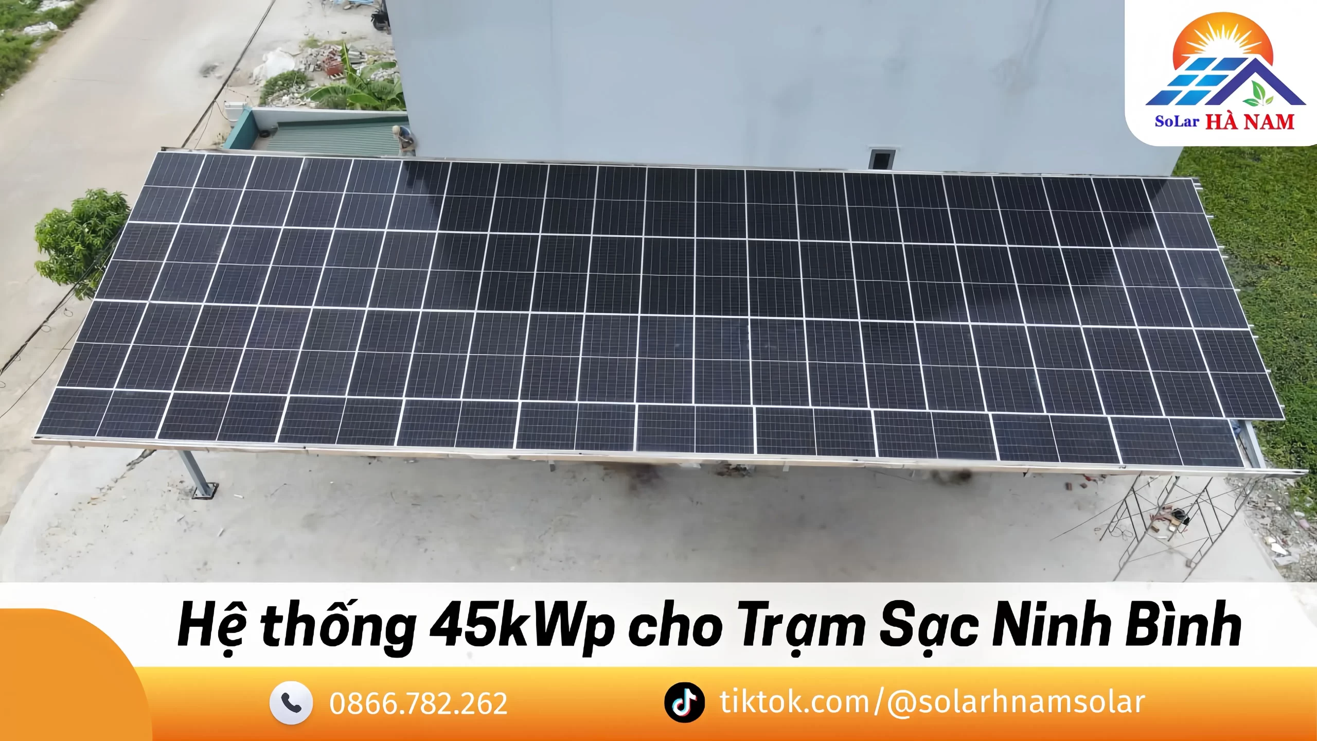 Solar cho trạm sạc 45kWp